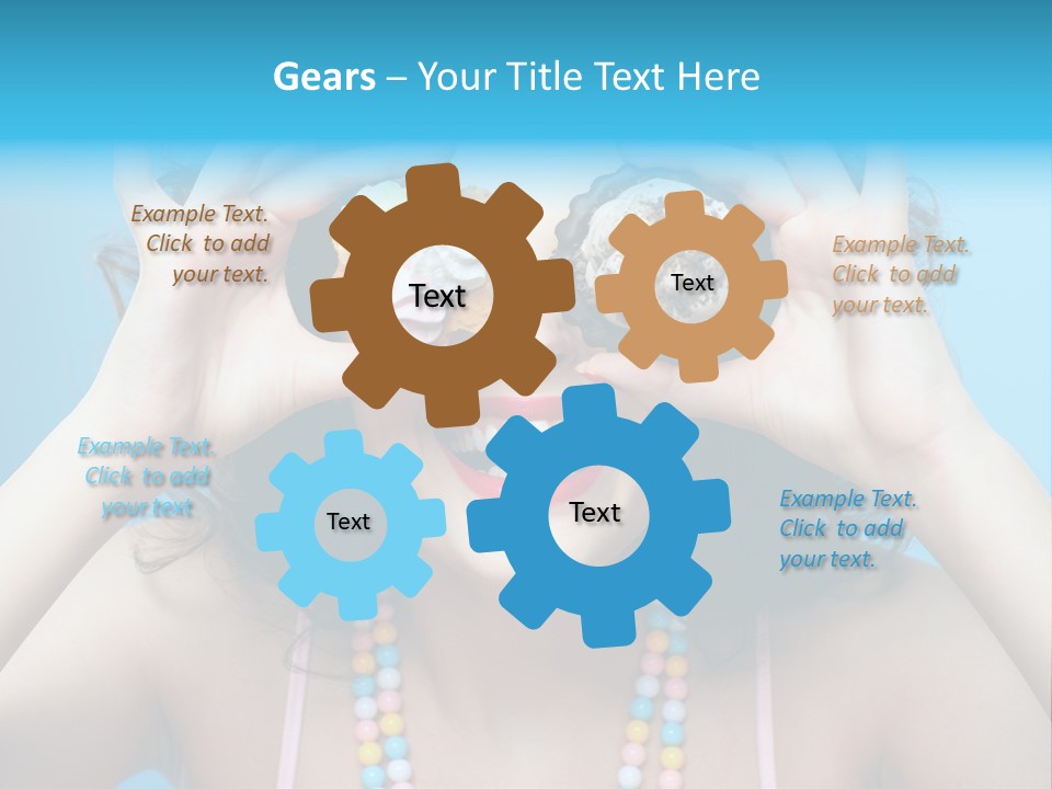 Sweet Curly Candies PowerPoint Template