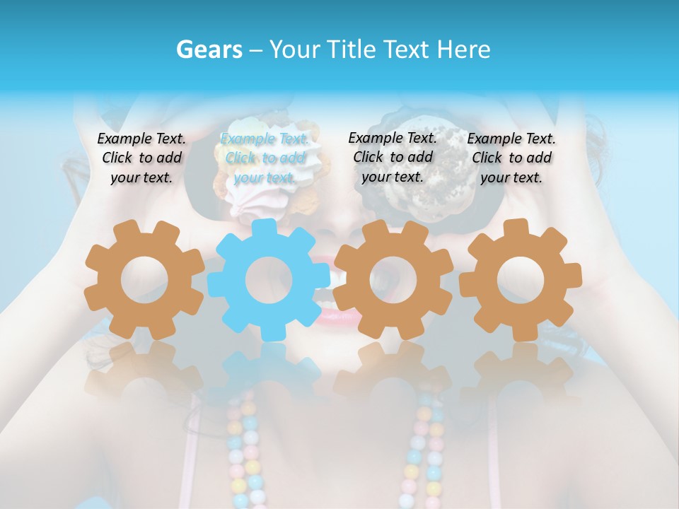 Sweet Curly Candies PowerPoint Template