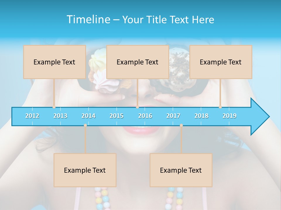 Sweet Curly Candies PowerPoint Template