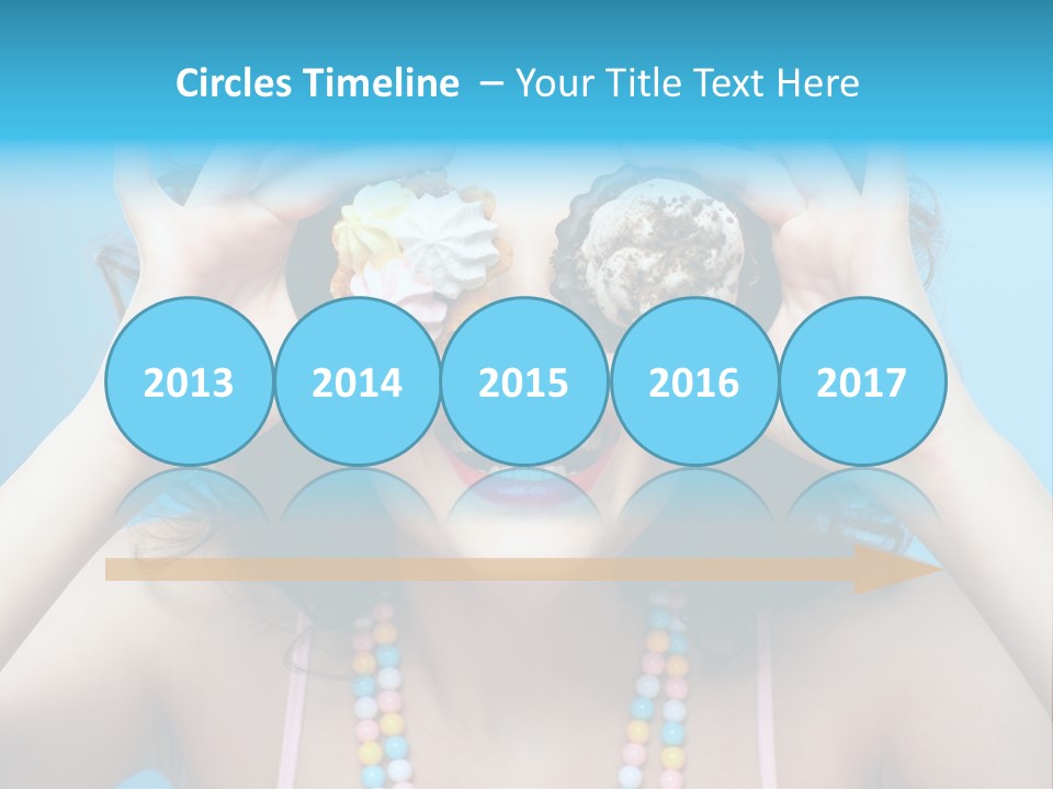 Sweet Curly Candies PowerPoint Template