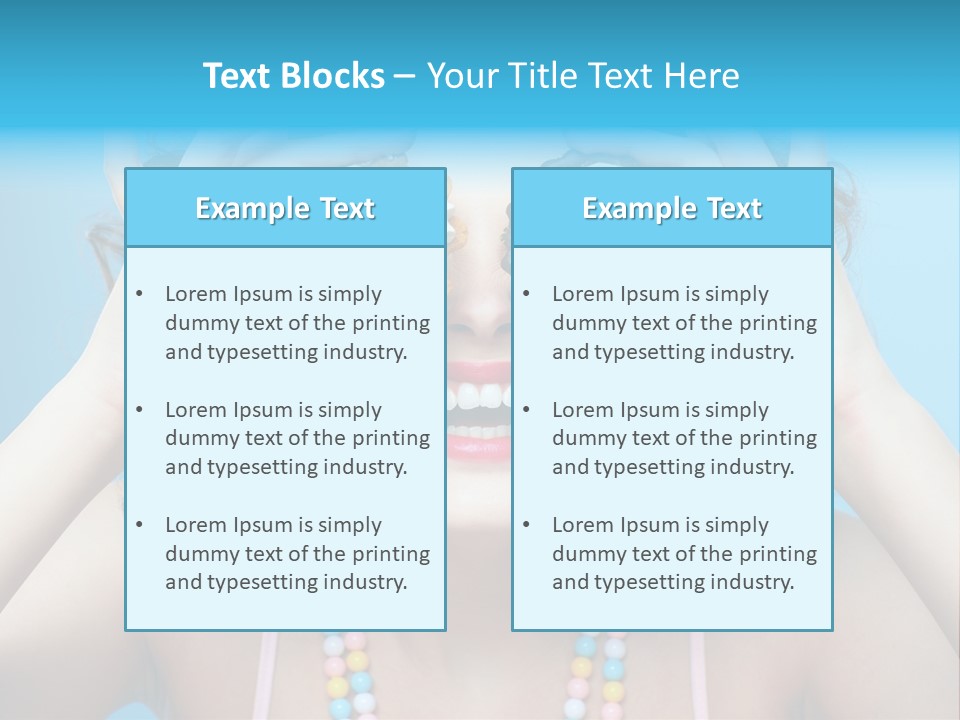 Sweet Curly Candies PowerPoint Template