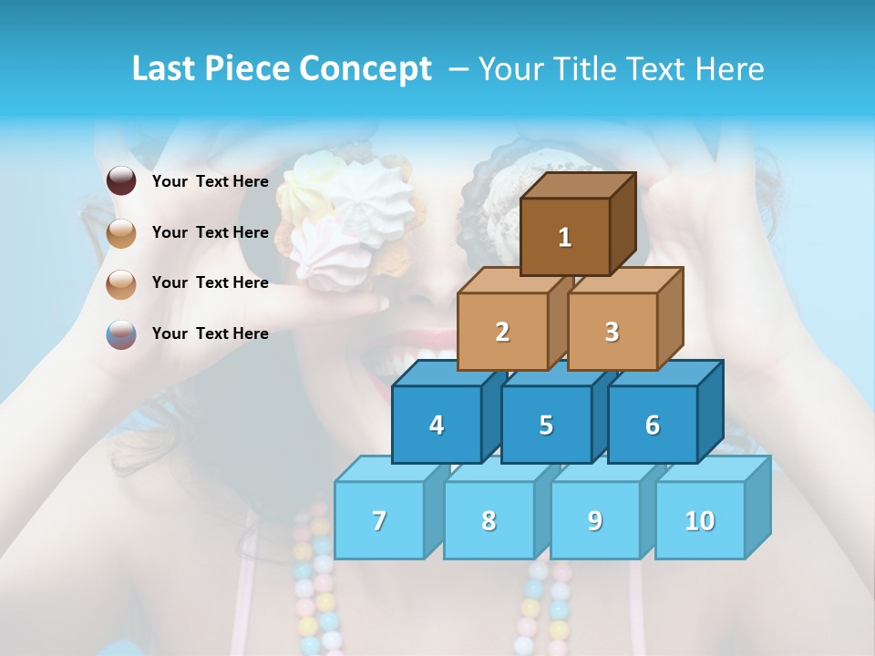 Sweet Curly Candies PowerPoint Template