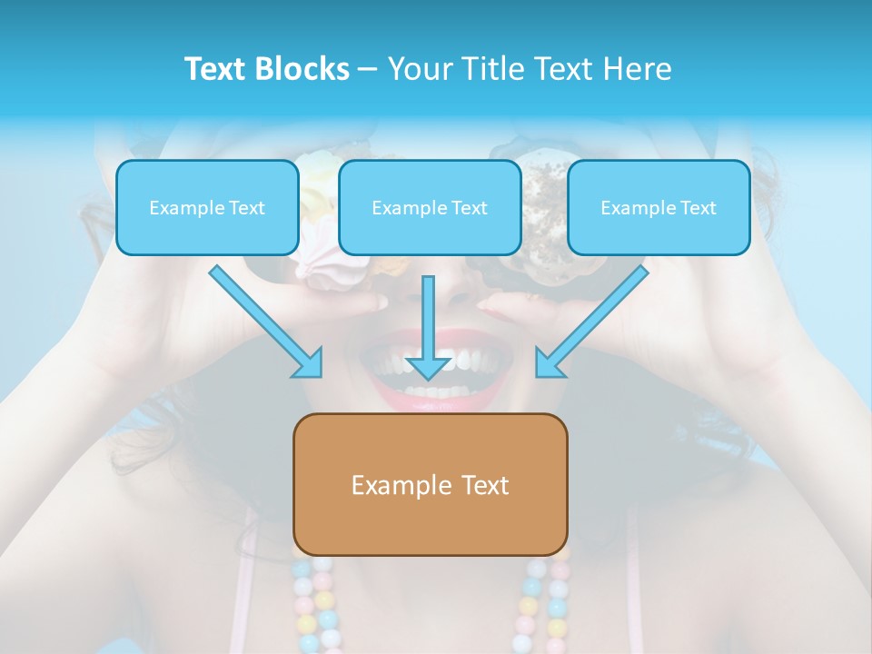 Sweet Curly Candies PowerPoint Template