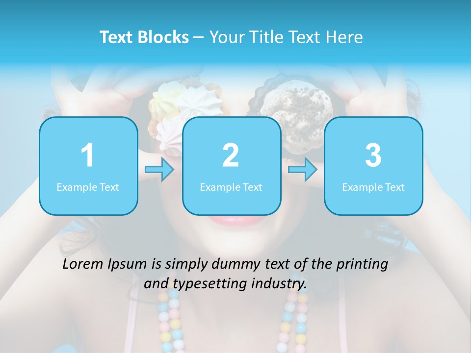 Sweet Curly Candies PowerPoint Template