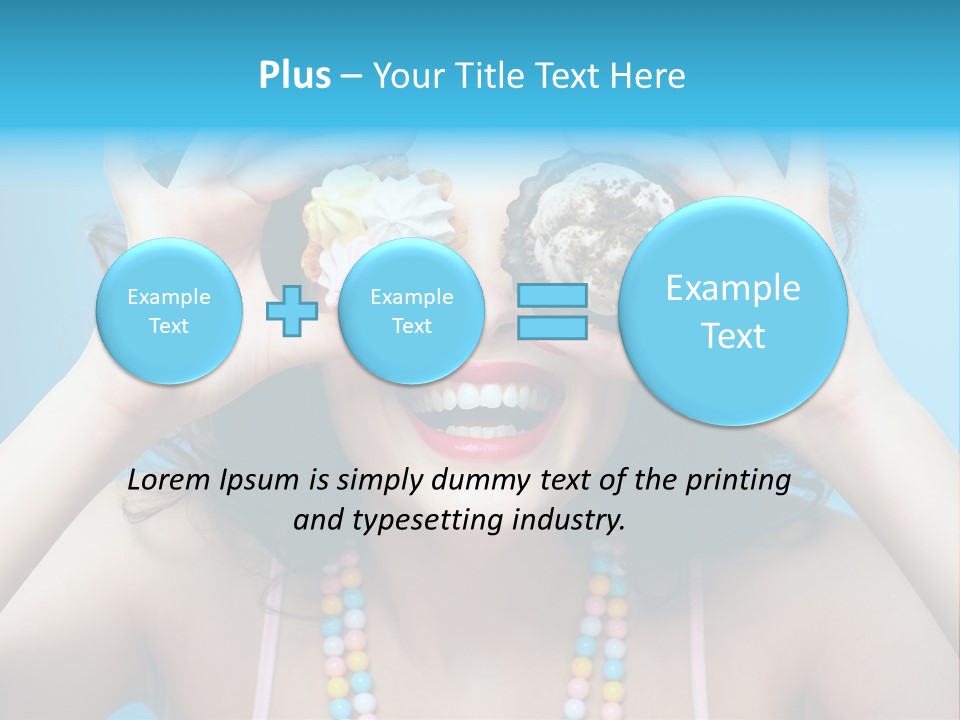 Sweet Curly Candies PowerPoint Template