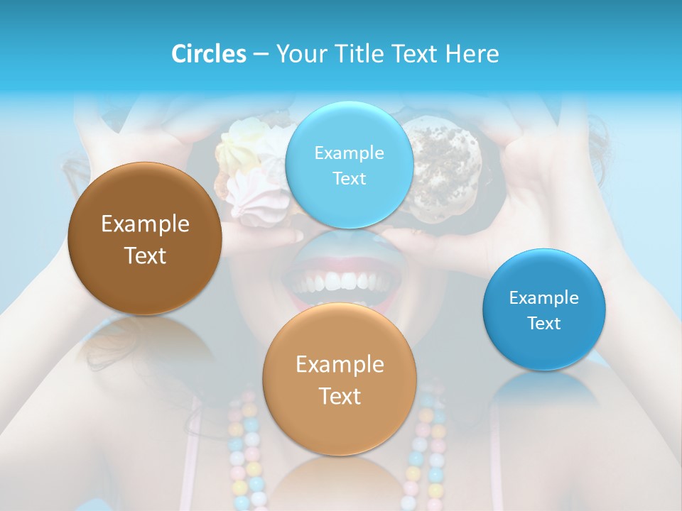 Sweet Curly Candies PowerPoint Template