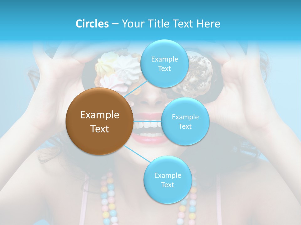 Sweet Curly Candies PowerPoint Template