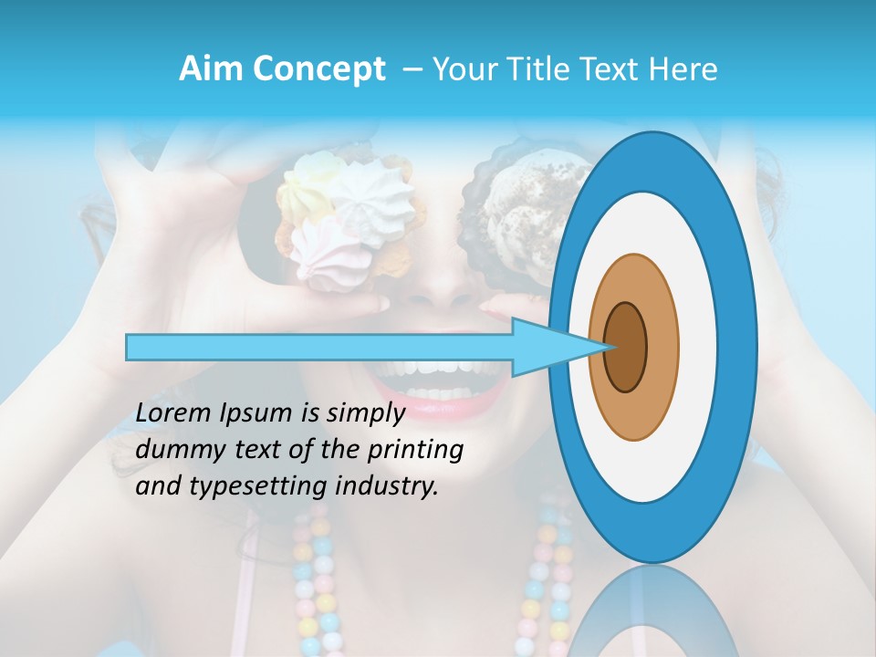 Sweet Curly Candies PowerPoint Template