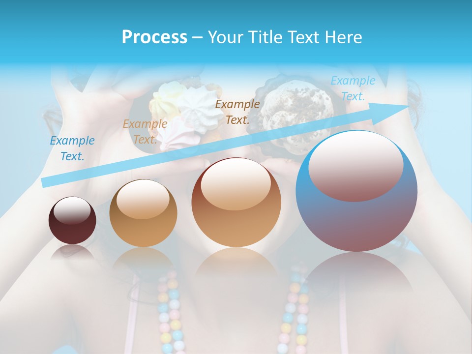 Sweet Curly Candies PowerPoint Template