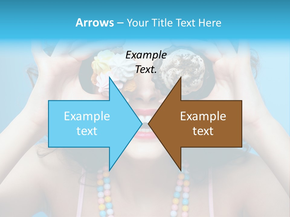 Sweet Curly Candies PowerPoint Template