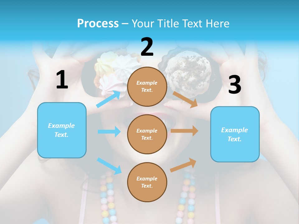 Sweet Curly Candies PowerPoint Template