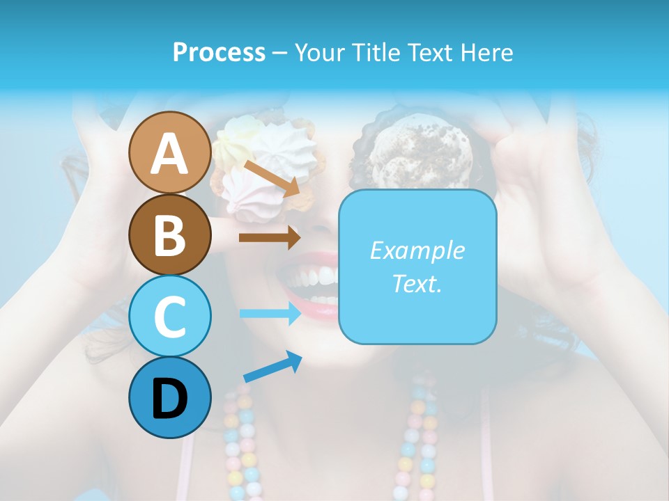 Sweet Curly Candies PowerPoint Template