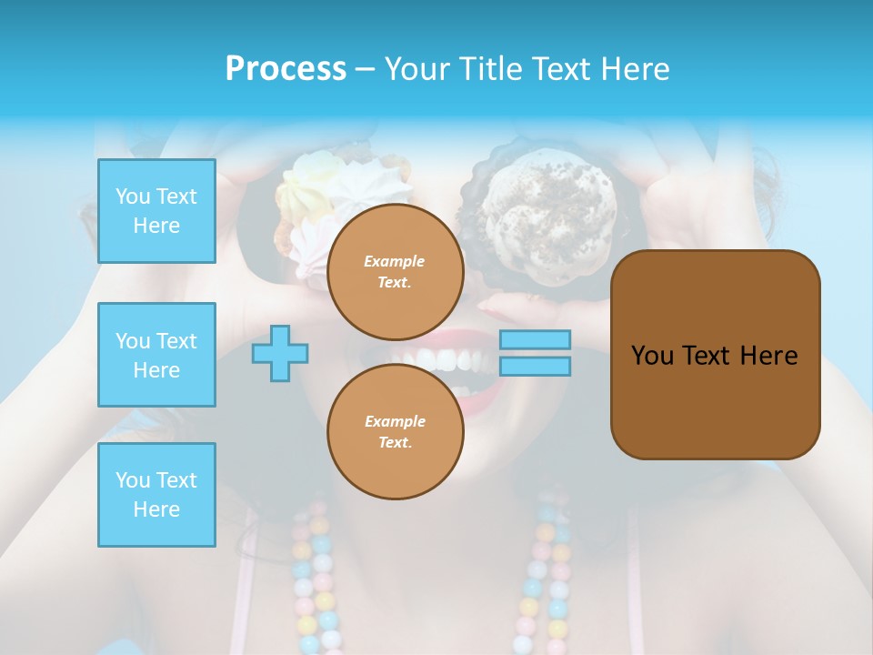 Sweet Curly Candies PowerPoint Template