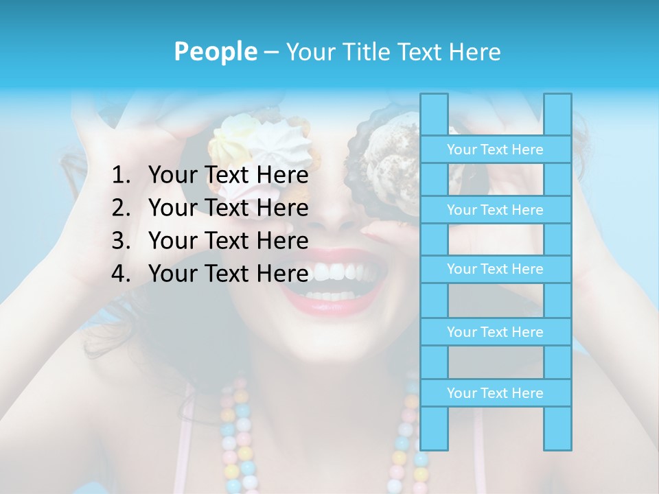 Sweet Curly Candies PowerPoint Template