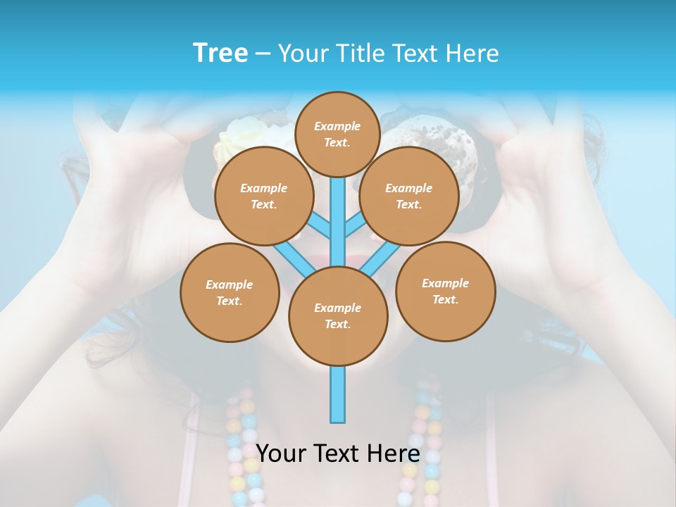 Sweet Curly Candies PowerPoint Template