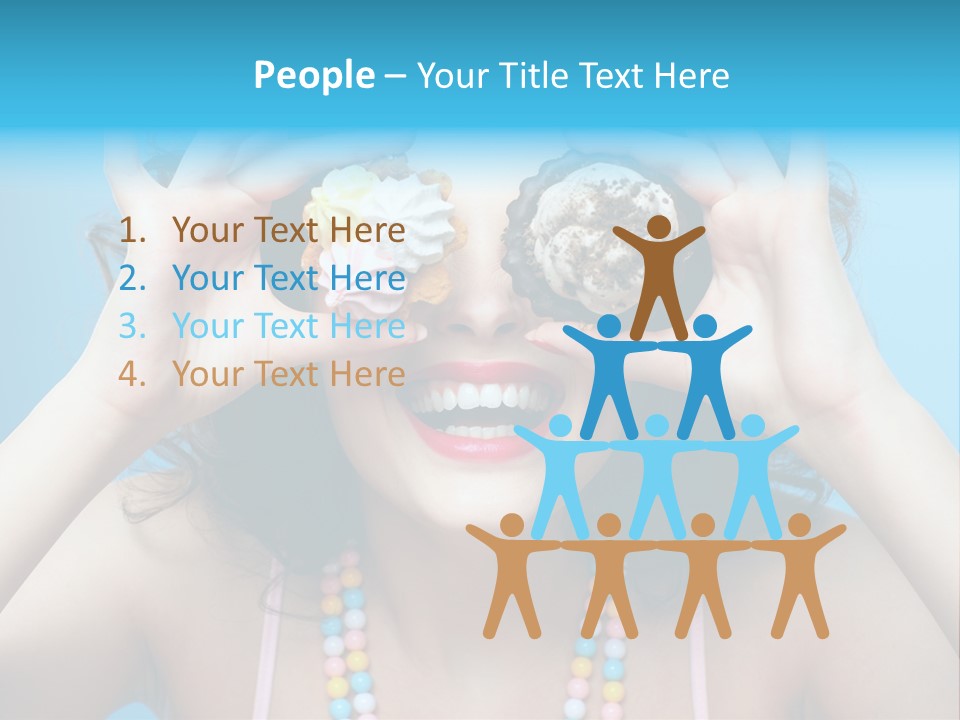 Sweet Curly Candies PowerPoint Template