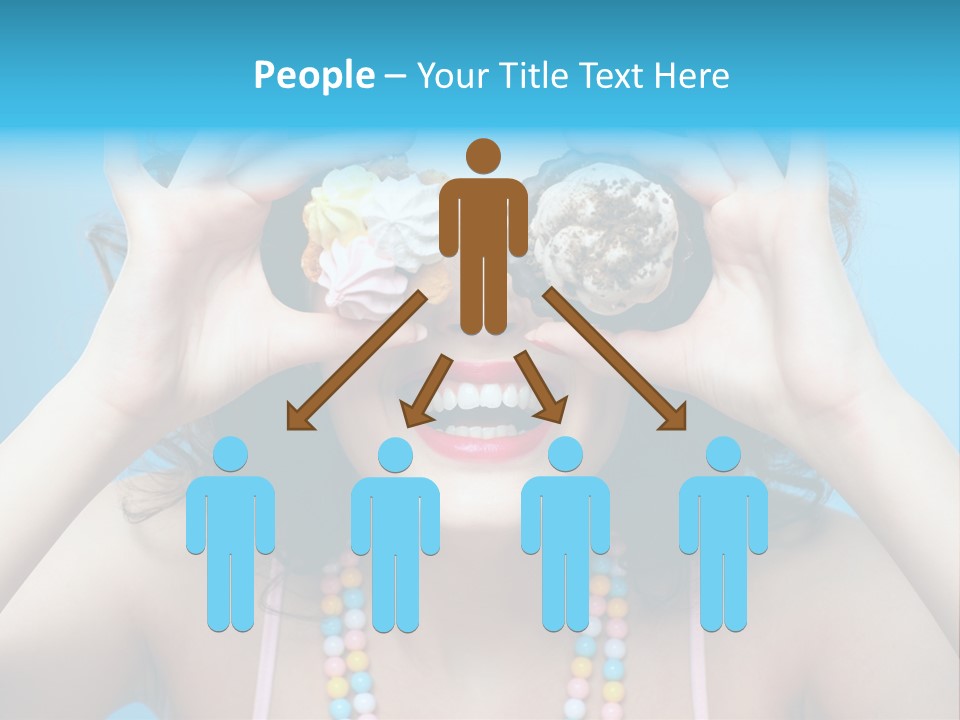 Sweet Curly Candies PowerPoint Template