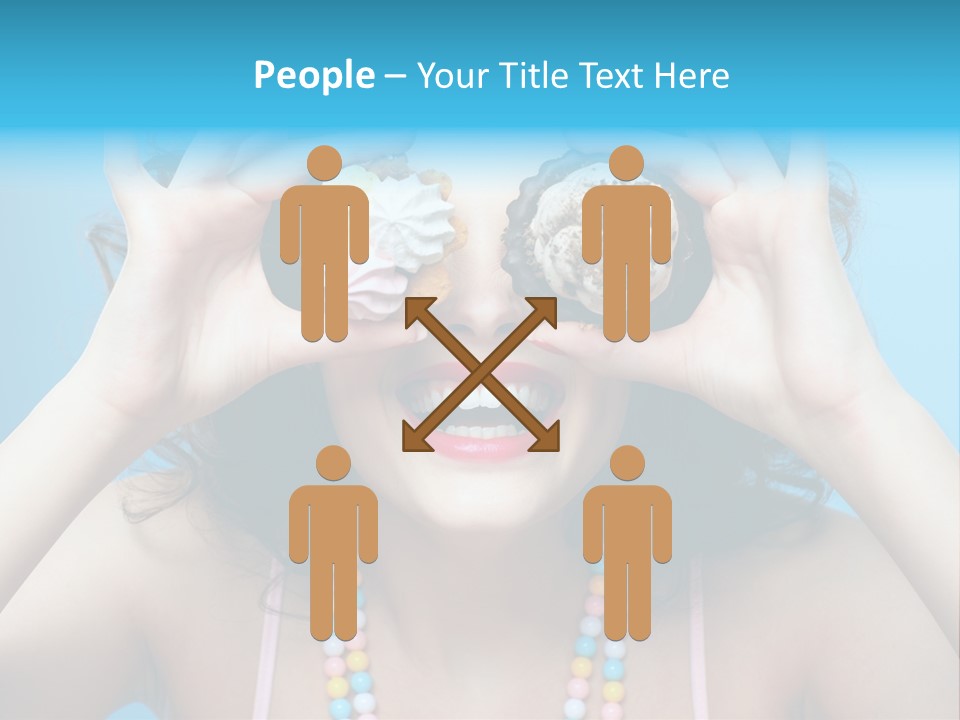 Sweet Curly Candies PowerPoint Template