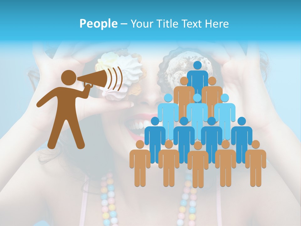 Sweet Curly Candies PowerPoint Template