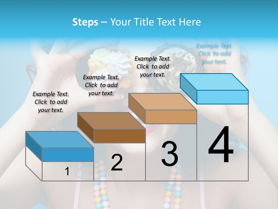 Sweet Curly Candies PowerPoint Template