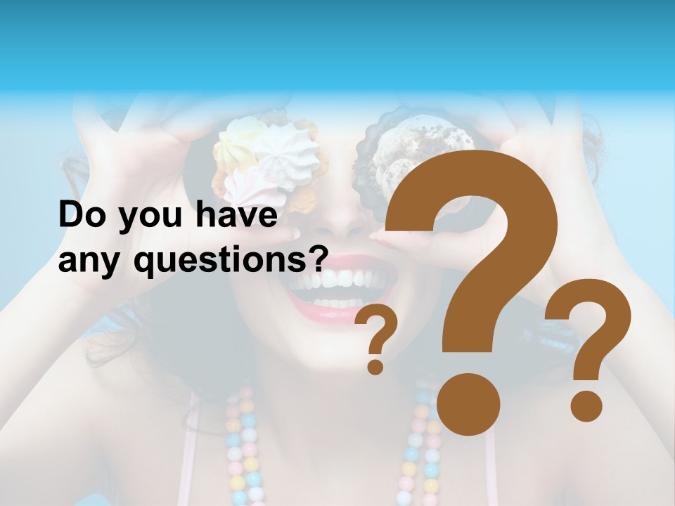 Sweet Curly Candies PowerPoint Template