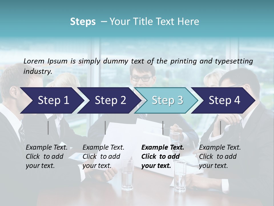 Caucasian Partnership Female PowerPoint Template