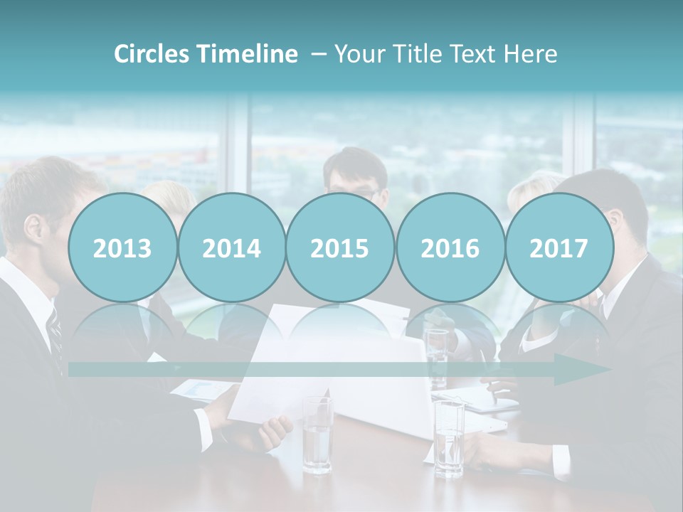 Caucasian Partnership Female PowerPoint Template