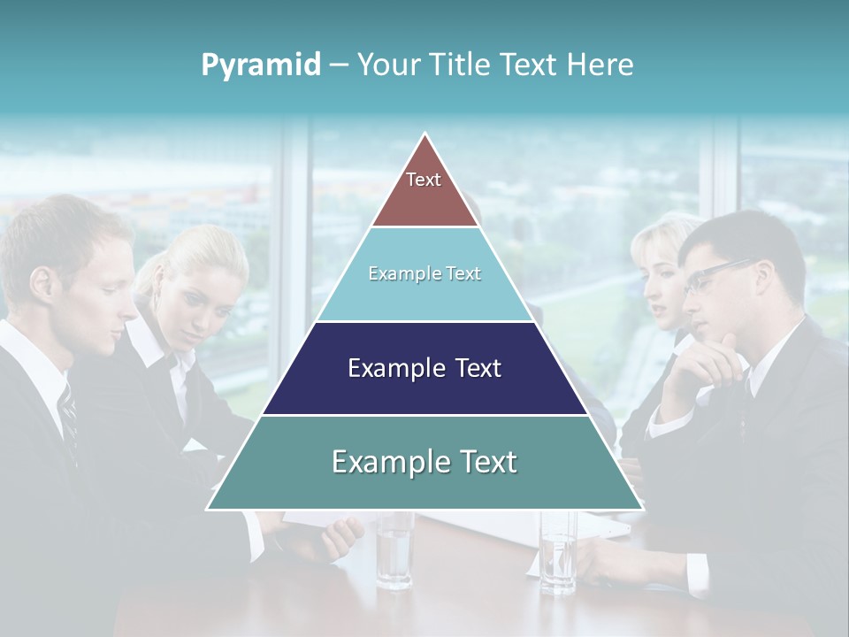 Caucasian Partnership Female PowerPoint Template