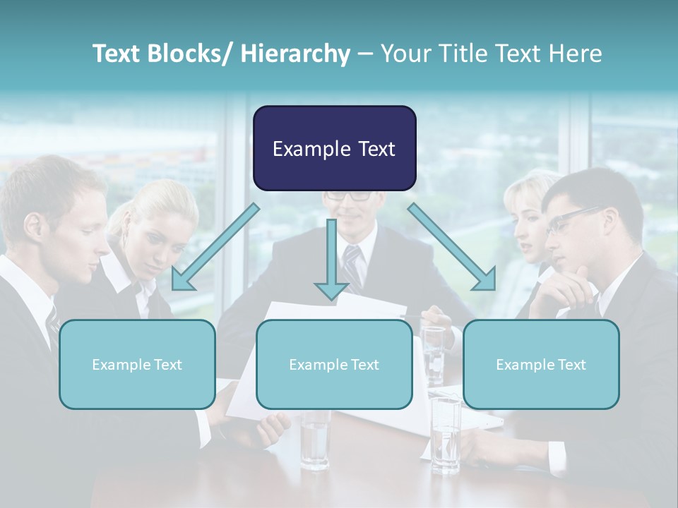 Caucasian Partnership Female PowerPoint Template