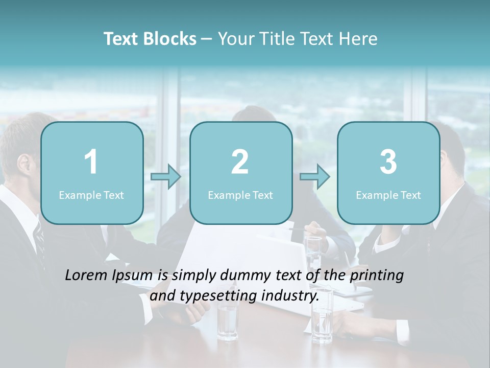 Caucasian Partnership Female PowerPoint Template