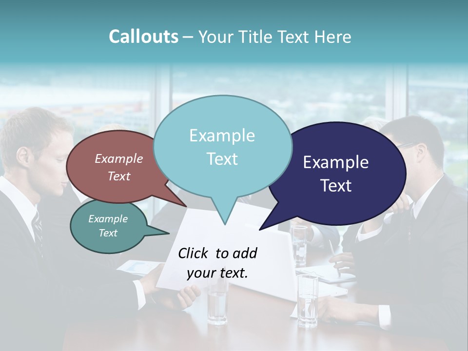 Caucasian Partnership Female PowerPoint Template