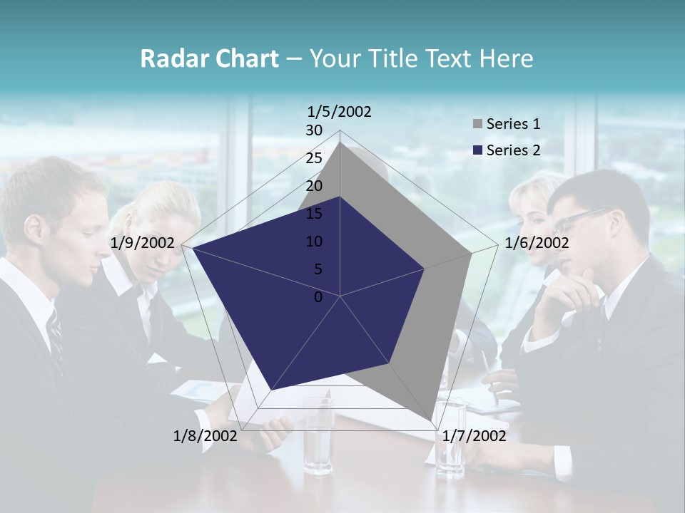 Caucasian Partnership Female PowerPoint Template