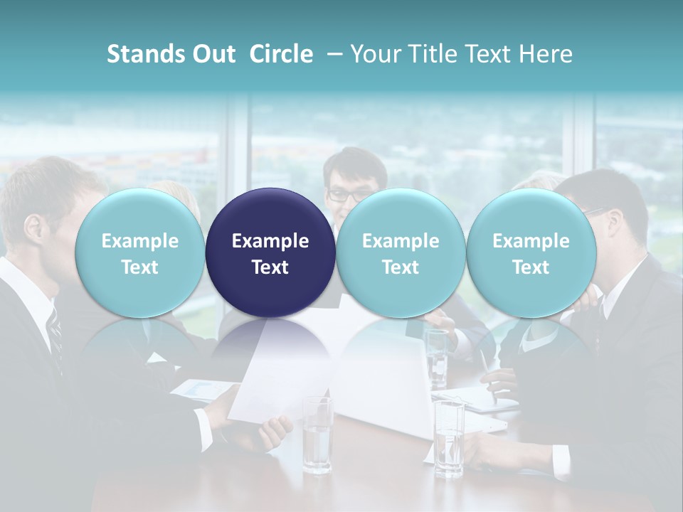 Caucasian Partnership Female PowerPoint Template