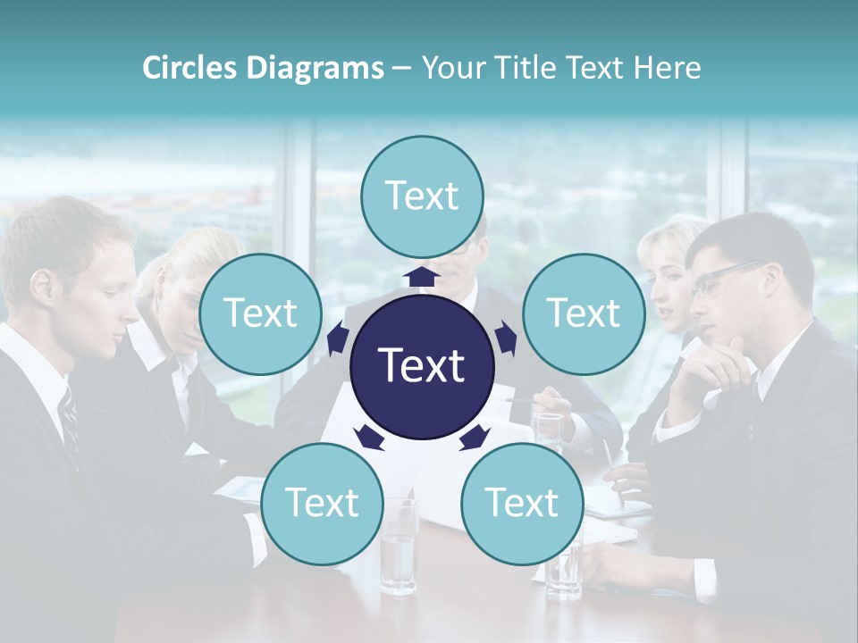 Caucasian Partnership Female PowerPoint Template