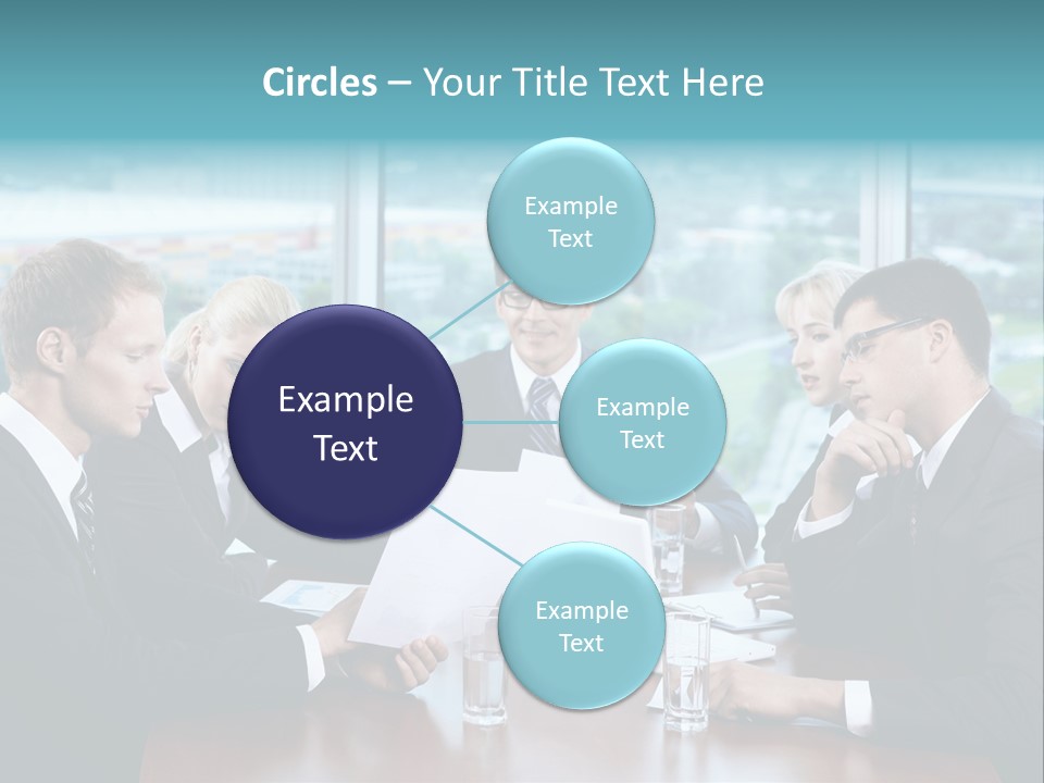 Caucasian Partnership Female PowerPoint Template