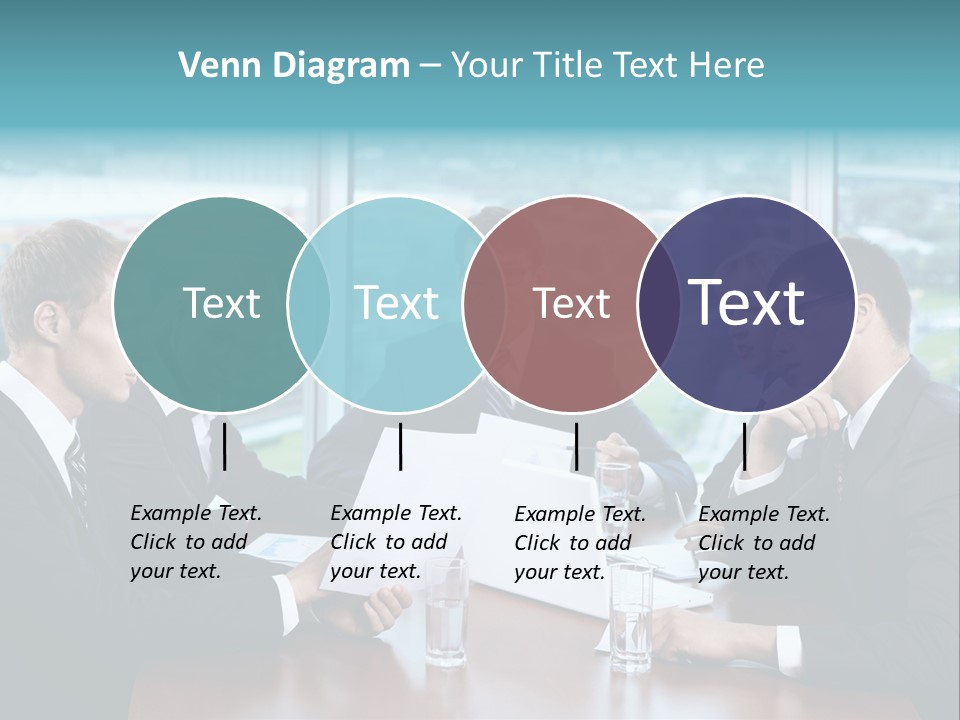 Caucasian Partnership Female PowerPoint Template