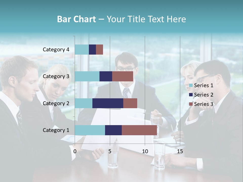 Caucasian Partnership Female PowerPoint Template