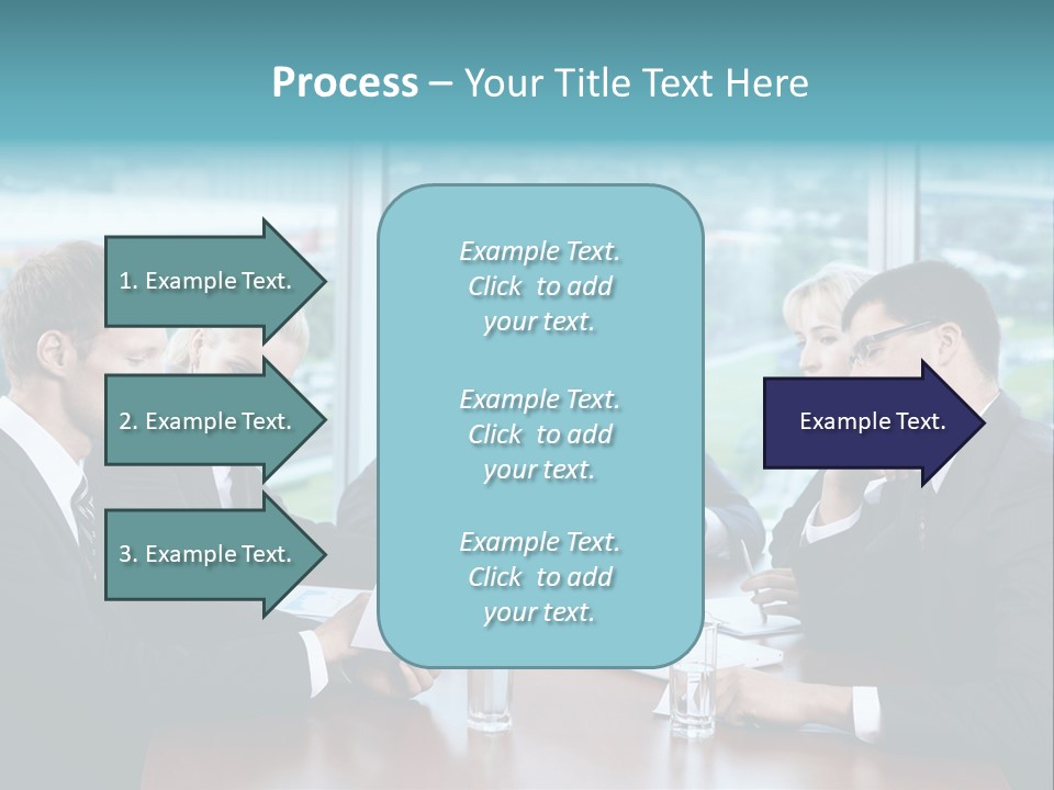 Caucasian Partnership Female PowerPoint Template
