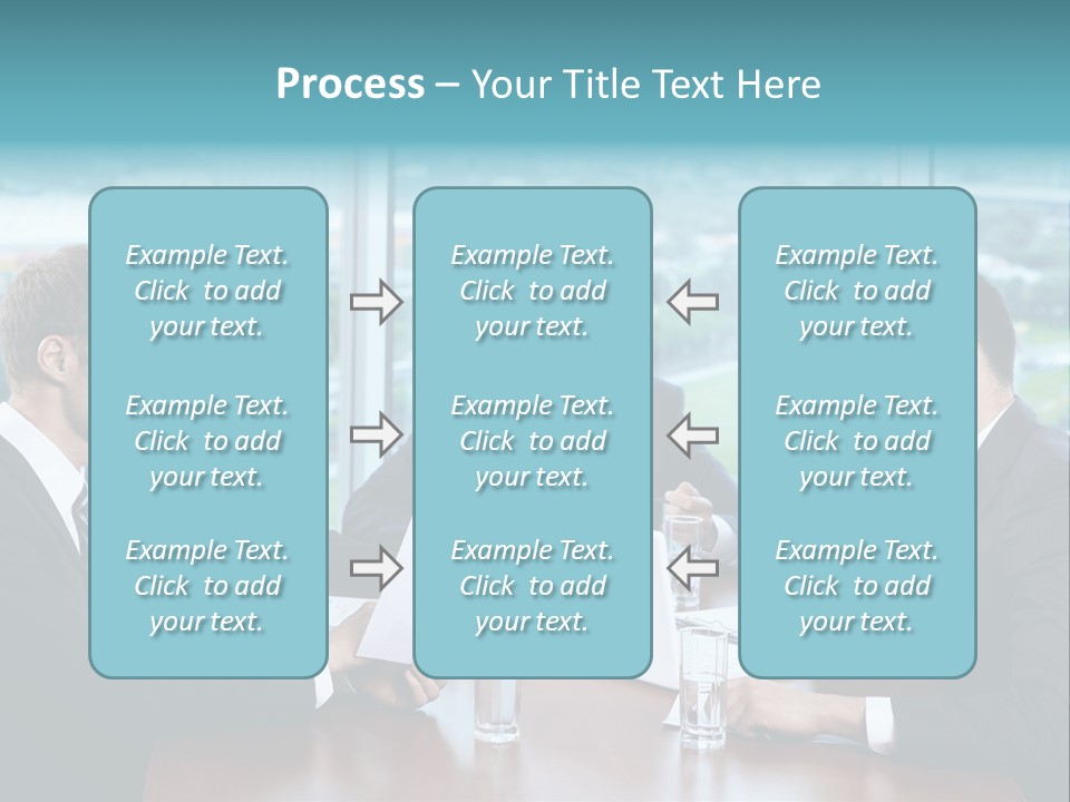 Caucasian Partnership Female PowerPoint Template