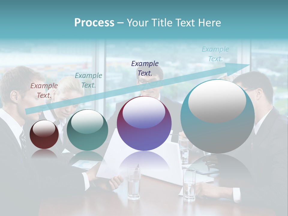 Caucasian Partnership Female PowerPoint Template