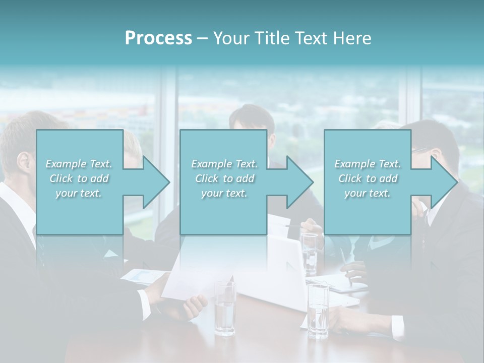 Caucasian Partnership Female PowerPoint Template