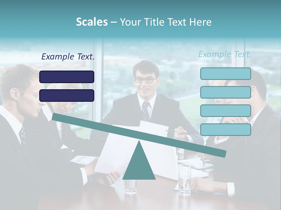 Caucasian Partnership Female PowerPoint Template