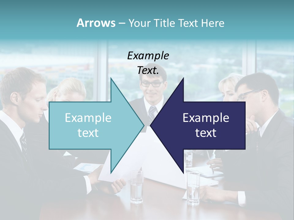 Caucasian Partnership Female PowerPoint Template