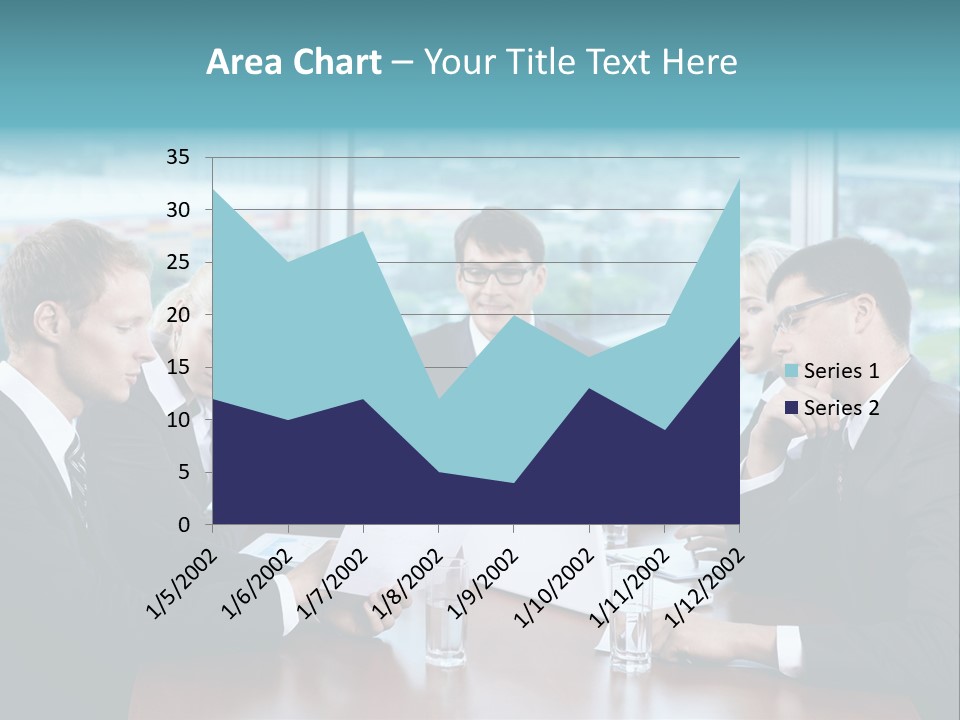 Caucasian Partnership Female PowerPoint Template