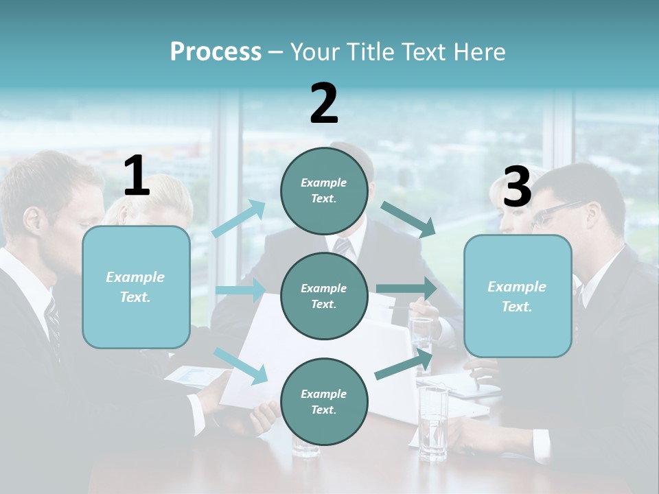 Caucasian Partnership Female PowerPoint Template