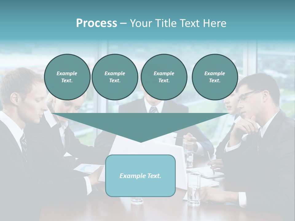 Caucasian Partnership Female PowerPoint Template