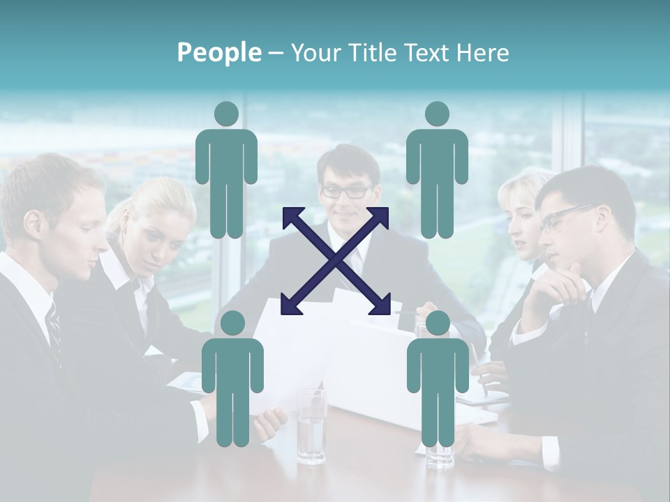 Caucasian Partnership Female PowerPoint Template