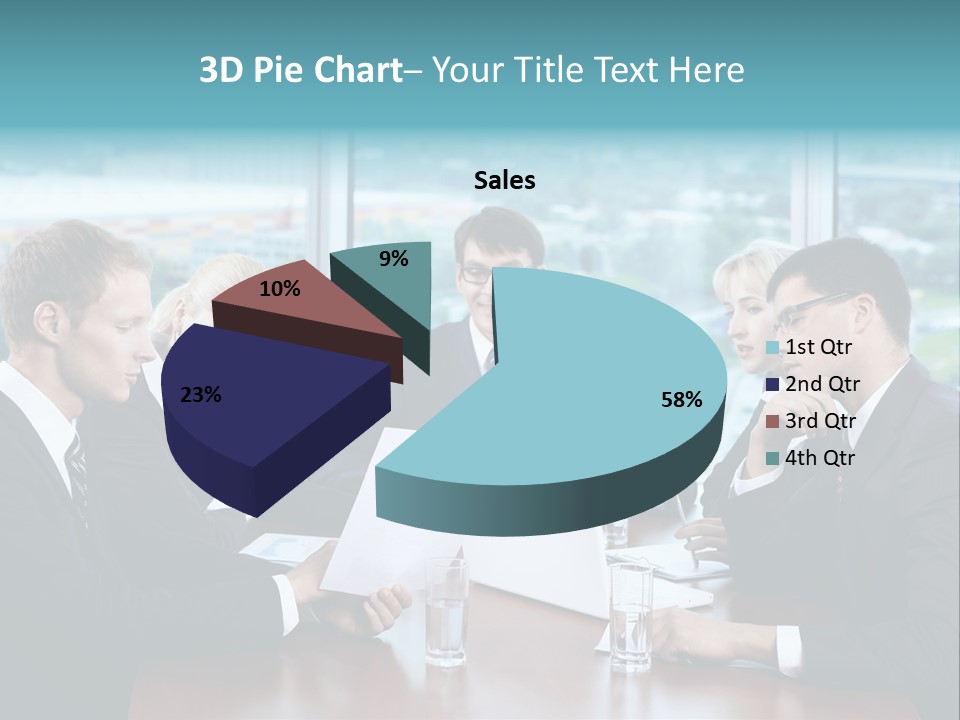 Caucasian Partnership Female PowerPoint Template