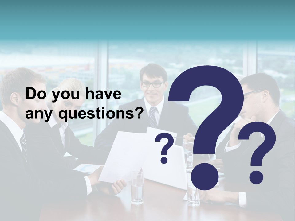 Caucasian Partnership Female PowerPoint Template