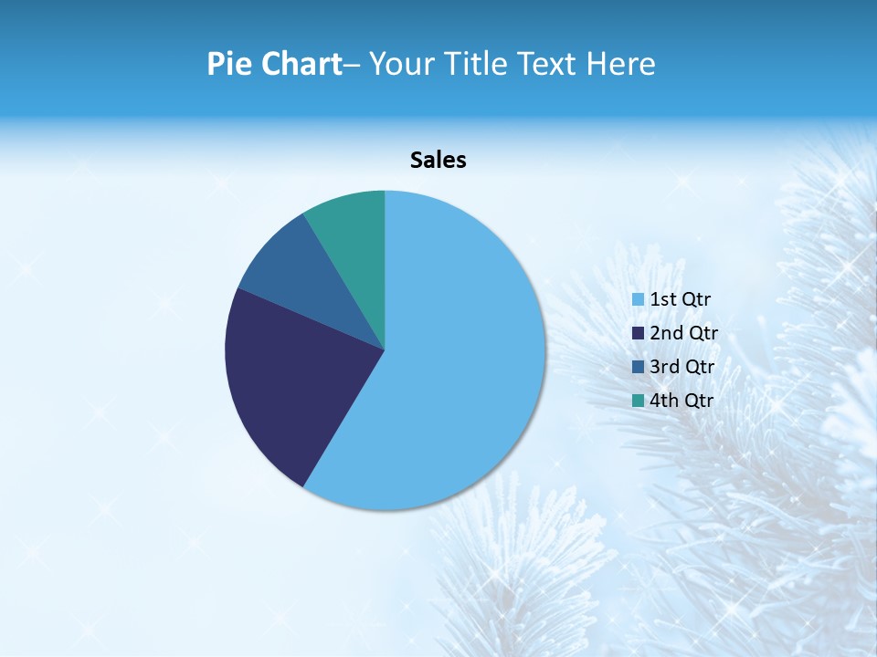 Snow Natural Twig PowerPoint Template